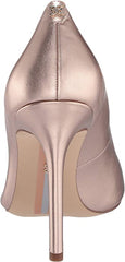 Sam Edelman Hazel Champagne Stiletto Heel Pointy Toe Slip On Fashion Dress Pumps