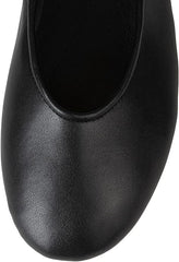 Jeffrey Campbell Dancerina Black Rounded Toe Slip On Mary Jane Ballet Flats