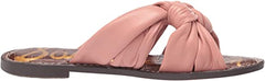 Sam Edelman Garson Cali Rose Stylish Slip-On Open Toe Comfort Flats Sandals