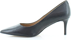 Sam Edelman Jordyn Black Nappa Leather Stiletto Heel Pointed Toe Slip On Pumps