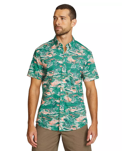 Eddie Bauer Casual Breathable Clover Mens Shirts