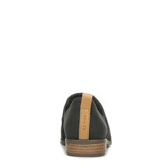 Dr. Scholl's Ruler Black New Day Fashion Slip On Rounded Toe V Design Loafers 10 W