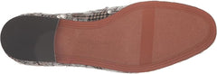 Sam Edelman Loraine Grey Tweed Multi Almond Toe Slip On Heeled Fashion Loafers