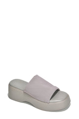 Platform Sandals Women Wedges Slides Chunky Heels Wedge Sandals Fabric Mule Fitted Cloud Lightweight Shoes Slipper +Memory Foam