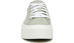 Dr. Scholl's For Now Pistachio Canvas Low Top Lace Up Rounded Toe Sneakers