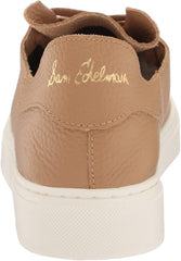 Sam Edelman Poppy Camel Leather Lace-Up Chunky Platform Low Top Flats Sneakers