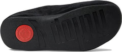 FitFlop Shuv All Black Slip On Rounded Toe Slip Resistant Comfortable Slippers