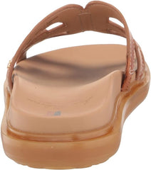 Sam Edelman Valeri Saddle Slip On Open Toe Subtle Detail Flats Platform Sandals