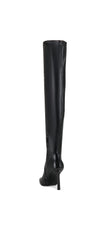 Steve Madden Vivee Black Paris Pointed Toe Stiletto Heel Over The Knee Boots