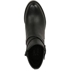 Naturalizer Madalynn Jet Black Nubuck Buckle Water Repellent Ankle Boots 11