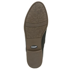 Dr. Scholl's Ruler Black New Day Fashion Slip On Rounded Toe V Design Loafers 10 W