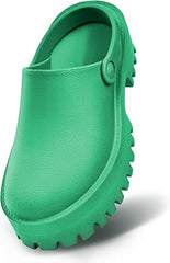 Cherse Platform Green Fashion Slip On Thick Non Slip Home Lazy Waterproof Sandals