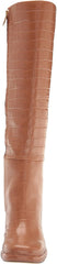 Circus by Sam Edelman Freda Light Brown Croc Print Knee High Side Zip Heel Boots