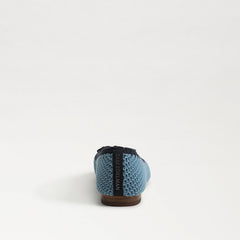 Sam Edelman Madison Blue Multi Squared Toe Slip On Casual Ballet Flats