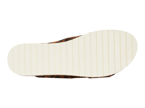 Vince Camuto Rareden Platform Slip On Slide Sandal Summer Natural Leopard Mule