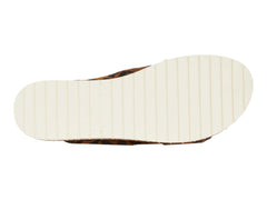 Vince Camuto Rareden Platform Slip On Slide Sandal Summer Natural Leopard Mule