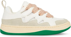 Steve Madden Roaring White/Green Double-Laced Lace Up Low Top Fashion Sneakers