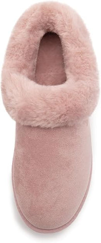 Athletic Slippers Dusty Pink Fashion Slip On Rounded Toe Platform Slippers 9
