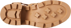 Steve Madden Cosmic Tan Block Heel Squared Toe Strappy Buckle Heeled Sandals