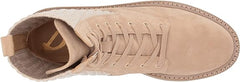 Sam Edelman Lydell Sesame Block Heel Round Toe Lace Up Combat Ankle Boots