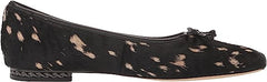 Sam Edelman Marisol Black Multi Pointed Toe Slip On Classic Leather Ballet Flats