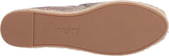 Sam Edelman Khloe Mesa Nude Peach Slip On Rounded Toe Espadrilles Wide Loafers