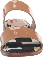 Sam Edelman Haydee Blush Multi Fashion Slip On Open Toe Heeled Flat Sandals
