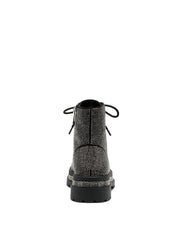 Jessica Simpson Enita2 Lace-Up Lug Sole Round-toe Platform Combat Boots Black