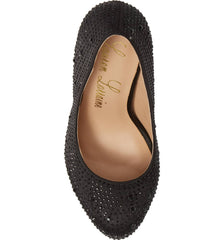 Lauren Lorraine Victoria Platform Pump Rhinestone High Heel Formal Dress Shoes