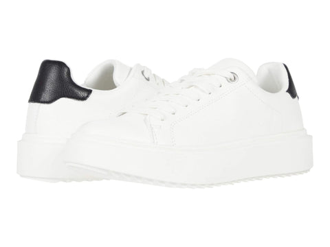 Steve Madden Women's Charlie Lace-up Platform Sneaker WHITE