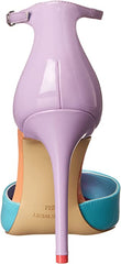 Nine West Faiz3 Light Blue/Lilac Ankle Strap Pointed Toe Stiletto Heel Pumps