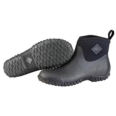 Muck Boot Men's Muckster II Ankle Work Shoe Black Rubber Booties