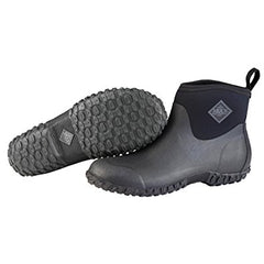Muck Boot Men's Muckster II Ankle Work Shoe Black Rubber Booties