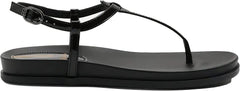 Sam Edelman Naomi Black Slip On Open Toe Buckle Adjustable Ankle Straps Sandals
