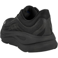 Hoka Womens Bondi 9 Black Fashion Lace Up Comfortable Cushion Platform Sneakers