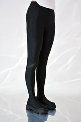 Cape Robbin Devons Pants Chunky Lug Sole Rounded Toe Pull On Stretch Legging Boots