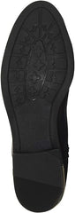 Vince Camuto Poppidal Black Leather Knee High Stretch Riding Block Heel Boots