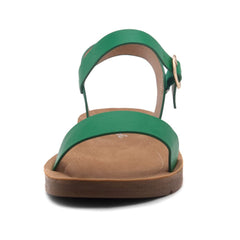 Herstyle Womens Monday Open Toes One Band Ankle Strap Flat Sandals