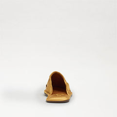 Sam Edelman Rhys Golden Yellow Slip On Rounded Toe Chic Style Mules Shoes