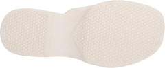 Steve Madden Slinky30 White Fashion Slip On Retro Platform Slide Wedge Sandals 10