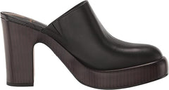 Sam Edelman Shiloh Black Slip On Block Heeled Rounded Toe Dress Mules