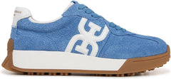 Sam Edelman Langley Azure Blue Rounded Toe Chunky Platform Low Top Sneakers