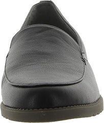 Dr. Scholl's Jet Away Black Smooth Slip On Rounded Toe Classic Loafers Shoes