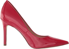 Sam Edelman Hazel Ruby Red Stiletto Heeled Slip On Pointed Toe Dress Pumps