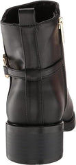 Tommy Hilfiger Imiera Black Round Toe Pull On Zip Closure Fashion Ankle Boots