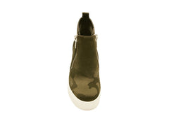 Steve Madden Women's Wedgie Camouflage Platform Wedge Sneakers Ankle Boot Bootie