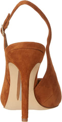 Sam Edelman Hazel Sling Frontier Brown Pointed Toe Stiletto Heel Fashion Pumps