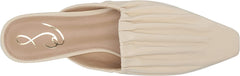 Sam Edelman Cecilia Modern Ivory Pointed Almond Toe Slip On Fashion Flat Mules