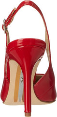 Sam Edelman Hazel Sling Ruby Red Pointed Toe Stiletto Heeled Fashion Pumps