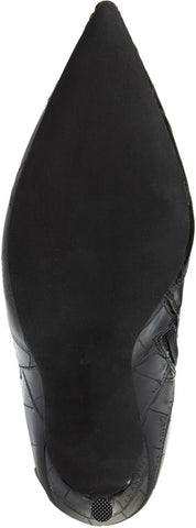 Jeffrey Campbell ARSEN HI Black Stiletto Knee High Pointed Toe Dress Boots